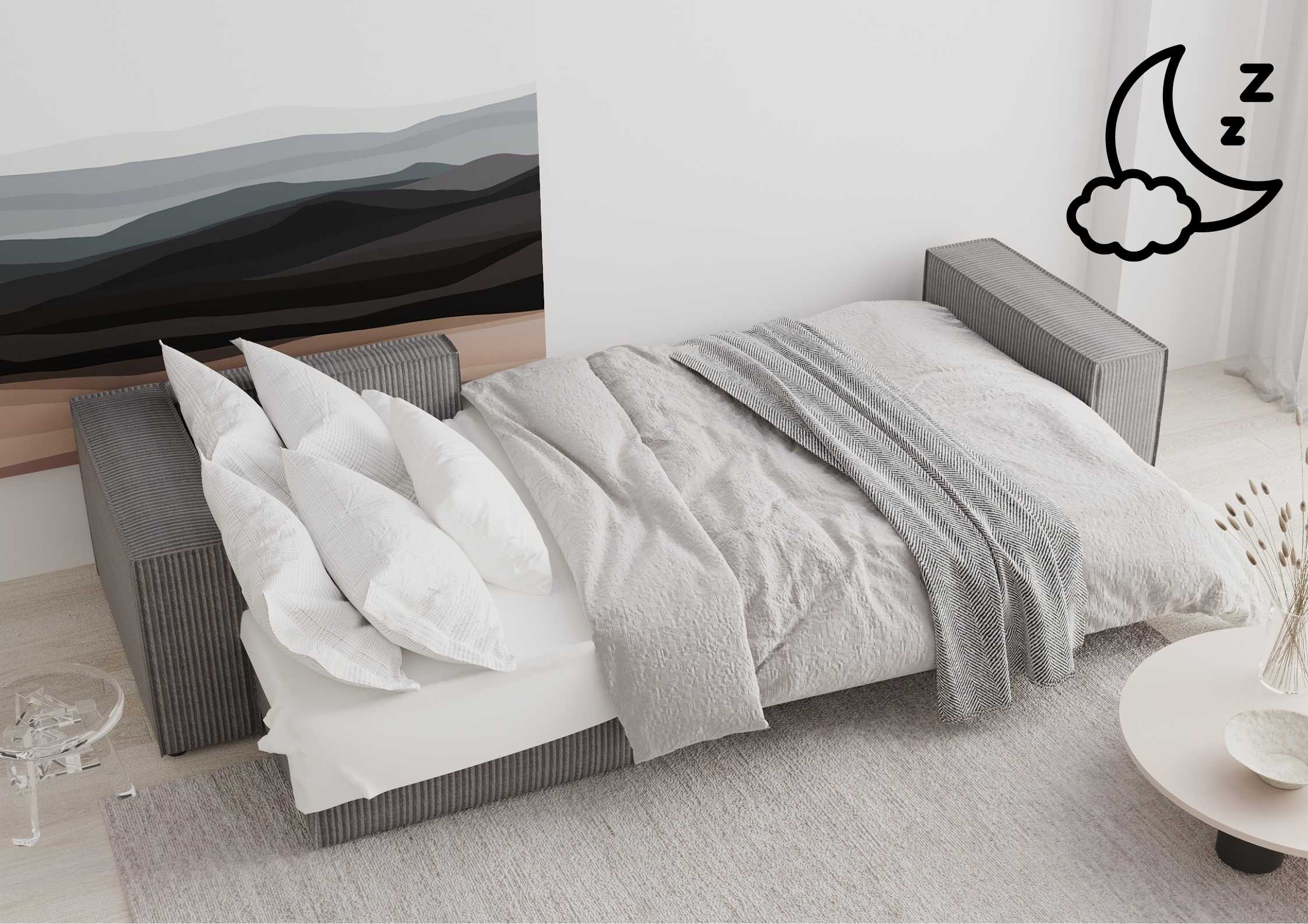 Funkcja spania modułowego narożnika